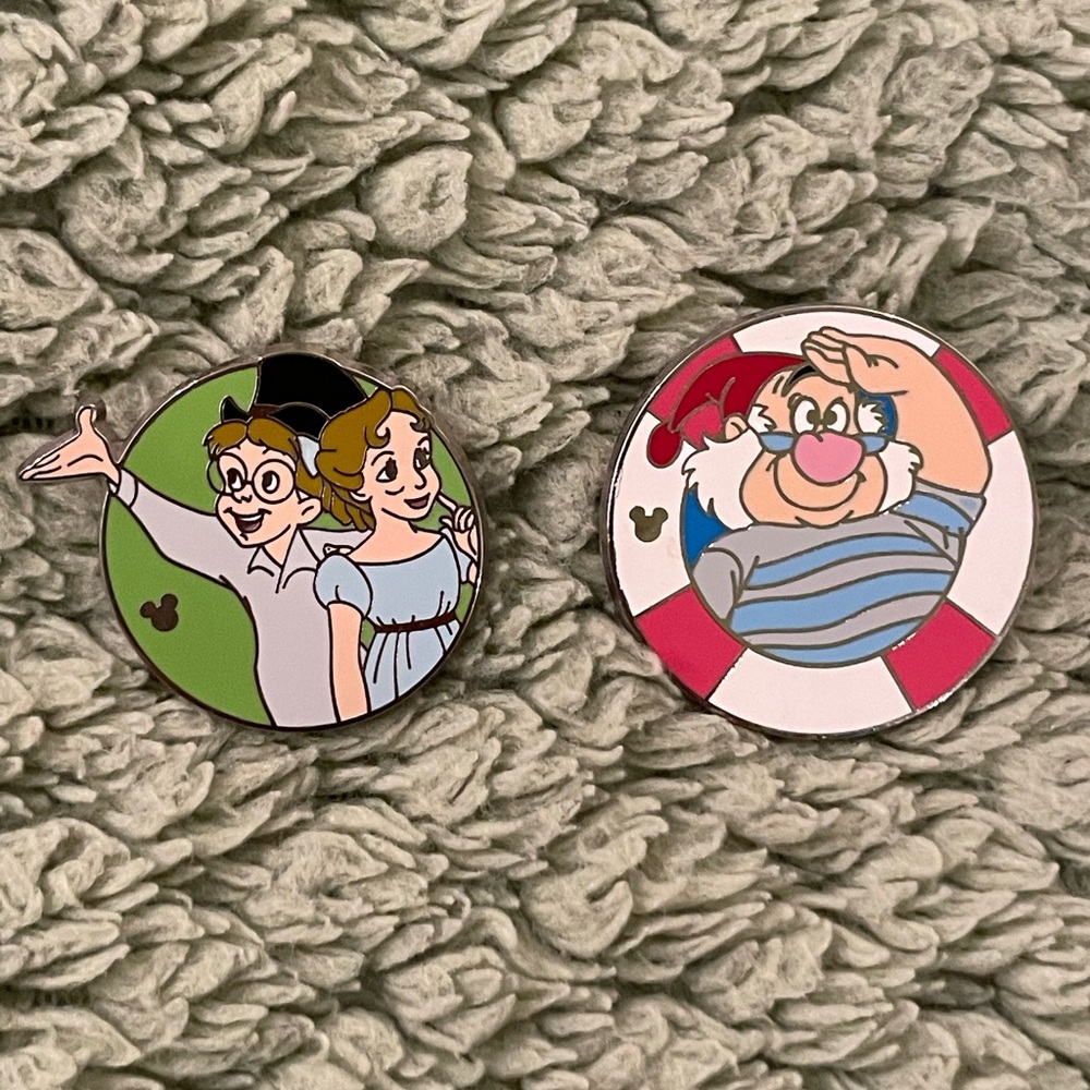 Peter Pan Hidden Mickey Pins